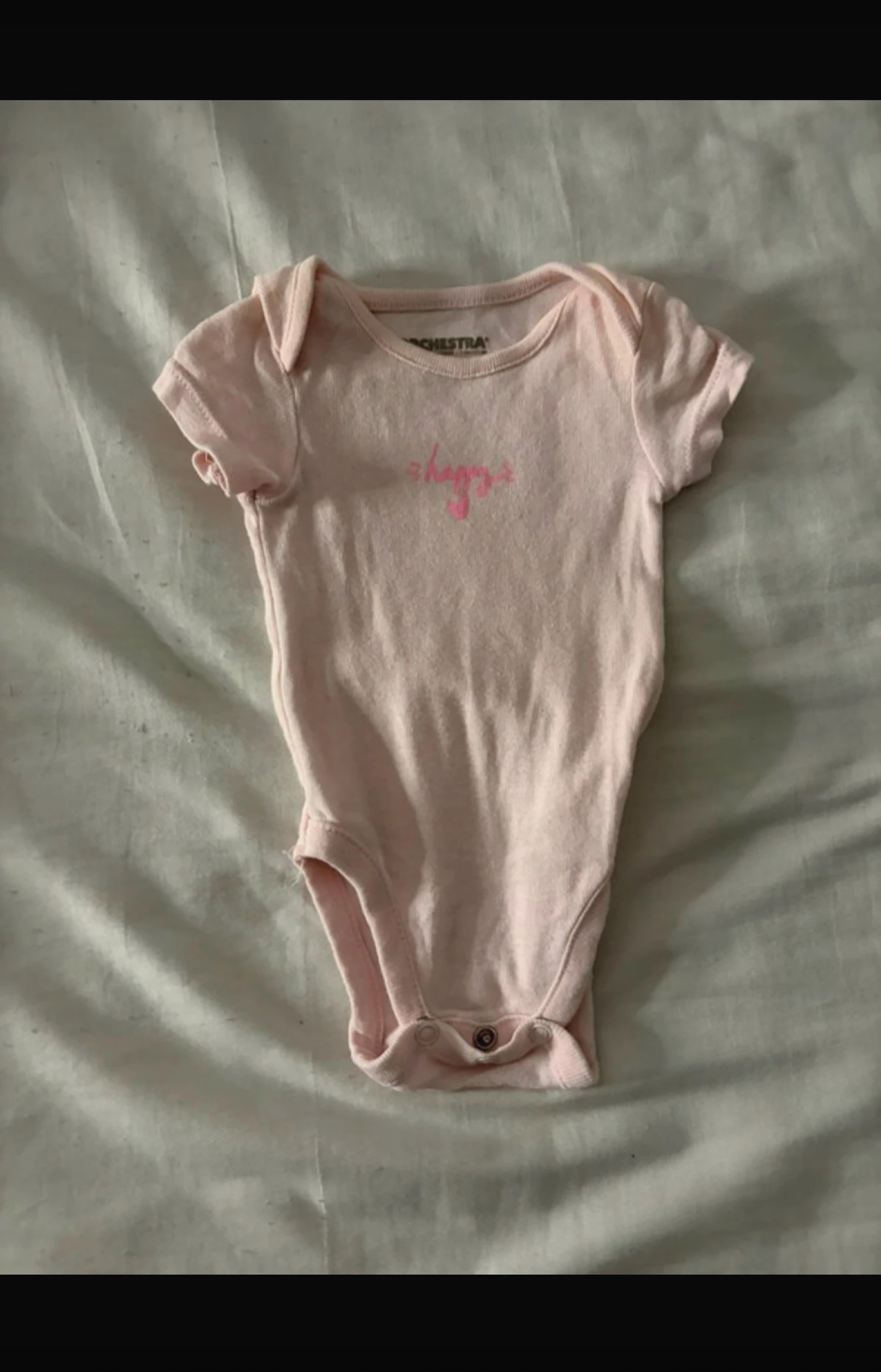 Lot of 12 baby girl bodysuits 1 month / 54 cm Orchestra & Kiabi – photo 8